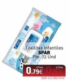 Cuevas Cash Toallitas infantiles spar oferta