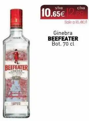 Cuevas Cash Ginebra beefeater bot oferta
