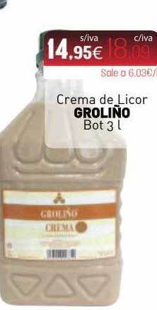 Cuevas Cash Crema de licor groliño bot oferta