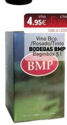 Cuevas Cash Vino bco. -rosado-tinto bodegas bmp baginbox oferta