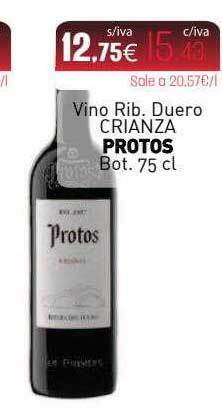 Cuevas Cash Vino rib. duero crianza protos bot oferta