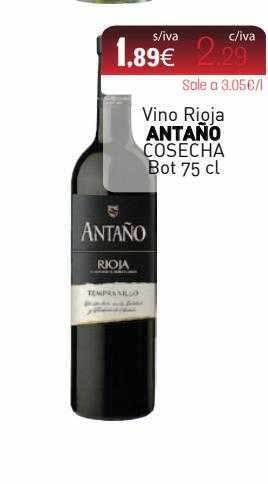 Cuevas Cash Vino rioja antaño cosecha bot oferta