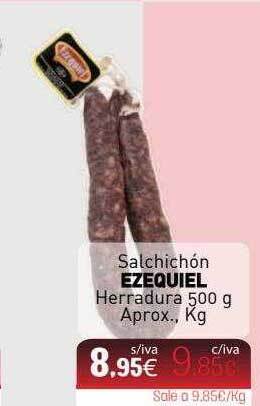 Cuevas Cash Salchichón ezequiel herradura oferta