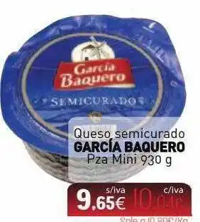 Cuevas Cash Queso semicurado garcía baquero pza mini oferta