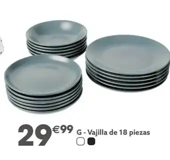 GiFi G - vajilla de 18 piezas oferta