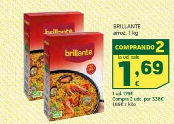 HiperDino Brillante arroz oferta