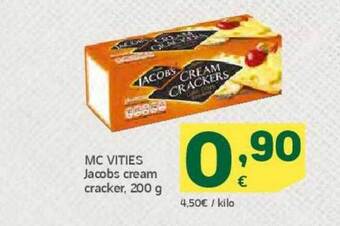 HiperDino Mc vities jacobs cream cracker oferta