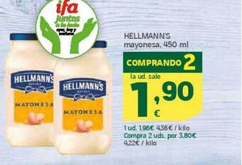 HiperDino Hellmann's mayonesa oferta