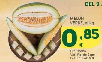 HiperDino Melón verde oferta