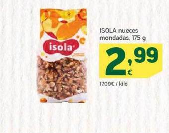 HiperDino Isola nueces mondadas oferta