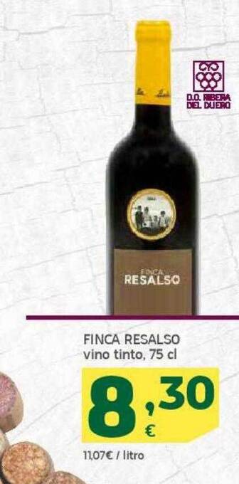 HiperDino Finca resalso vino tinto oferta