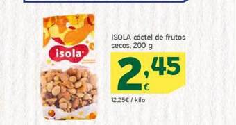 HiperDino Isola cóctel de frutos secos oferta