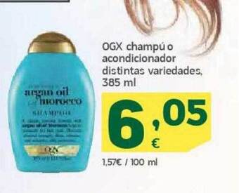 HiperDino Ogx champú o acondicionador distintas variedades oferta