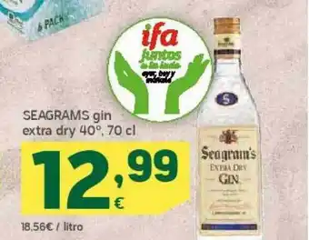 HiperDino Seagrams gin extra dry 40° oferta
