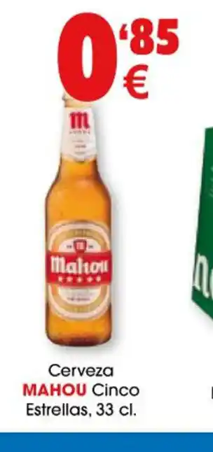 TOP Cash & Carry Mahou Cinco Cerveza Estrellas 33cl oferta