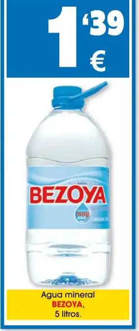TOP Cash & Carry Bezoya Agua Mineral 5litros oferta