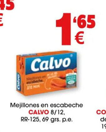 TOP Cash & Carry Calvo Mejillones En Escabeche oferta
