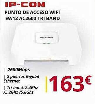 Dynos Informática Ip-com punto de acceso wifi ew12 ac2600 tri band oferta