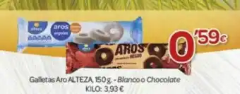 Alsara Supermercados Galletas aro alteza - blanco chocolate oferta