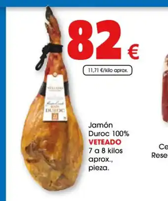 TOP Cash & Carry Jamón Duroc 100% Veteado oferta