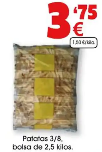 TOP Cash & Carry Patatas 3/8 Bolsa de 2,5kilos oferta