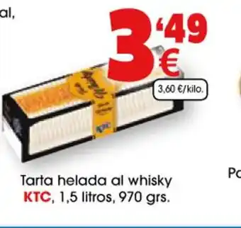 TOP Cash & Carry Tarta Helada Al Whisky KTC 1,5litros oferta