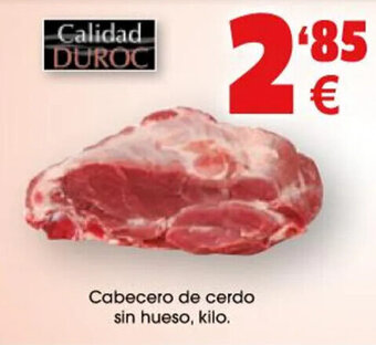 TOP Cash & Carry Cabecero de Cerdo Sin Hueso Kilo oferta