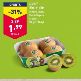 ALDI Zespri Kiwi Verde oferta