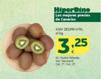 HiperDino Kiwi zespri-vita el kg oferta