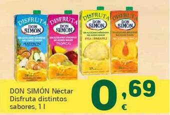 HiperDino Don simón néctar disfruta distintos sabores oferta
