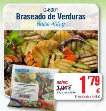Abordo Braseado de verduras bolsa oferta