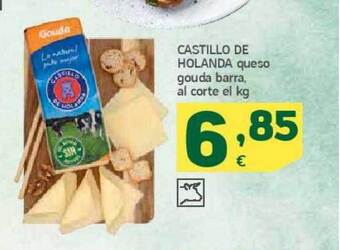 HiperDino Castillo de holanda queso gouda barra al corte el kg oferta