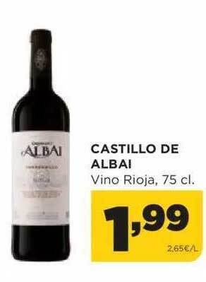 Alimerka Castillo de albai vino rioja oferta