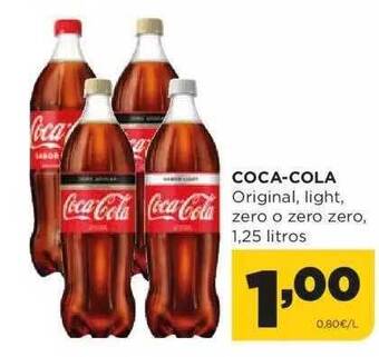 Alimerka Coca-cola original light zero o zero zero oferta