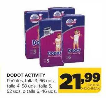 Alimerka Dodot activity pañales oferta