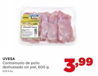 Alimerka Uvesa contramuslo de pollo deshuesado sin piel oferta