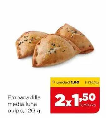 Alimerka Empanadilla media luna pulpo oferta
