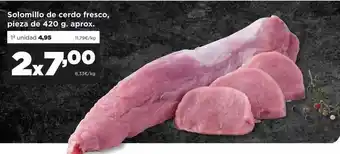 Alimerka Solomillo de cerdo fresco pieza de 420 g oferta