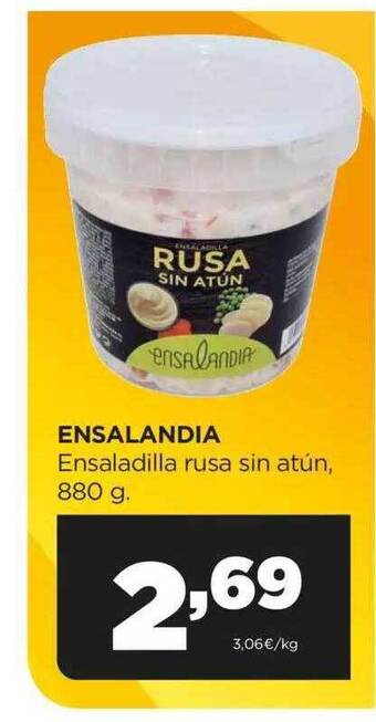Alimerka Ensalandia ensaladilla rusa sin atún oferta