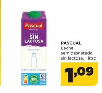 Alimerka Pascual leche semidesnatada sin lactosa oferta