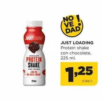 Alimerka Just loading protein shake con chocolate oferta