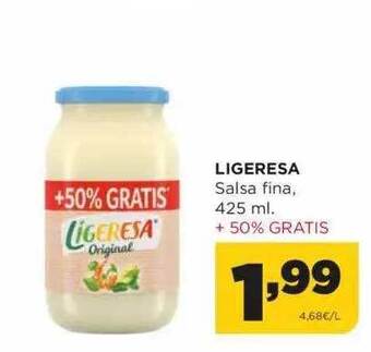 Alimerka Ligeresa salsa fina oferta
