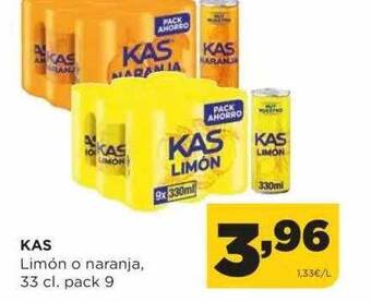 Alimerka Kas limón o naranja oferta