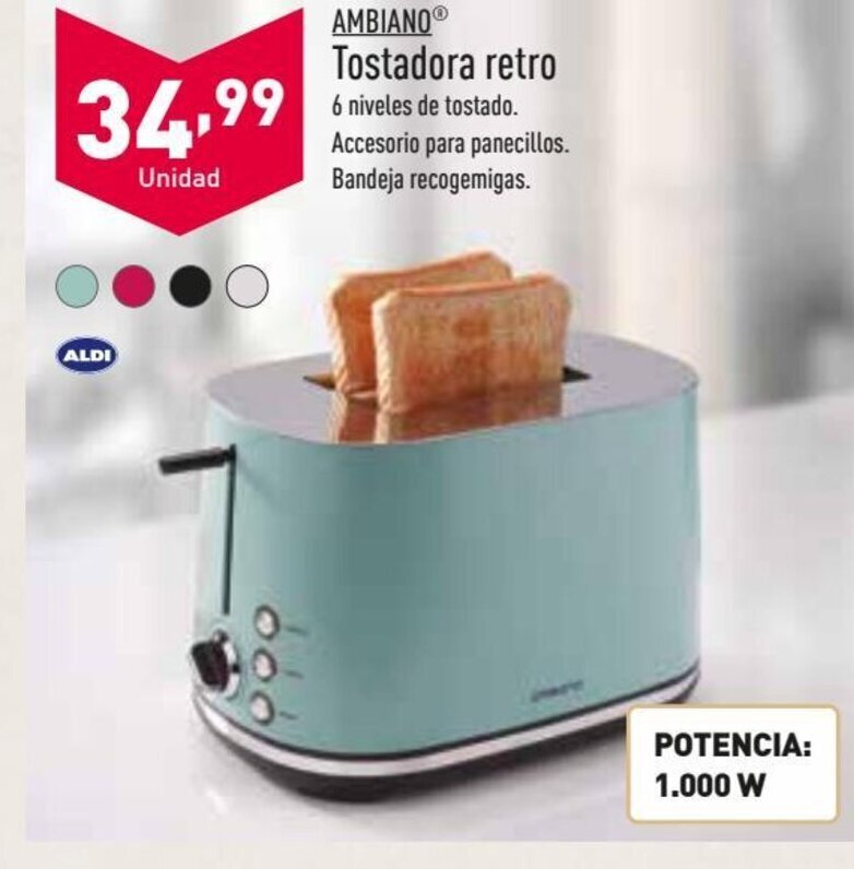 ALDI Ambiano Tostadora Retro oferta