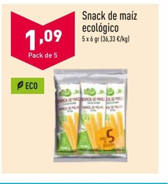 ALDI Snack de Maíz Ecológico oferta