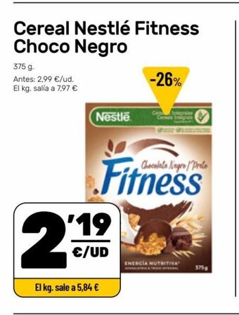 AhorraMas Cereal Nestlé Fitness Choco Negro oferta