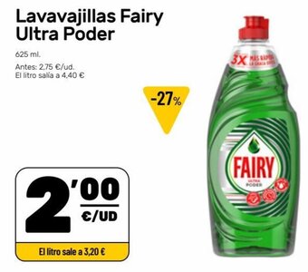AhorraMas Lavavajillas Fairy Ultra Poder oferta