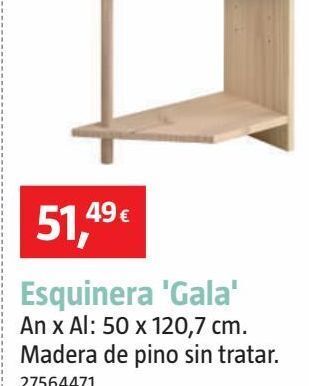 Bauhaus Esquinera gala oferta