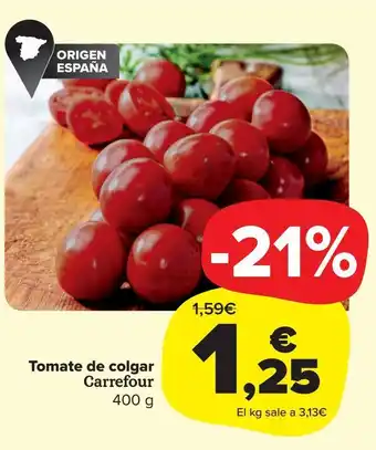 Tomate de colgar carrefour 400 g