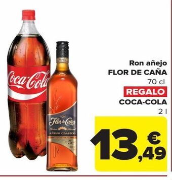 Carrefour Ron añejo flor de caña oferta
